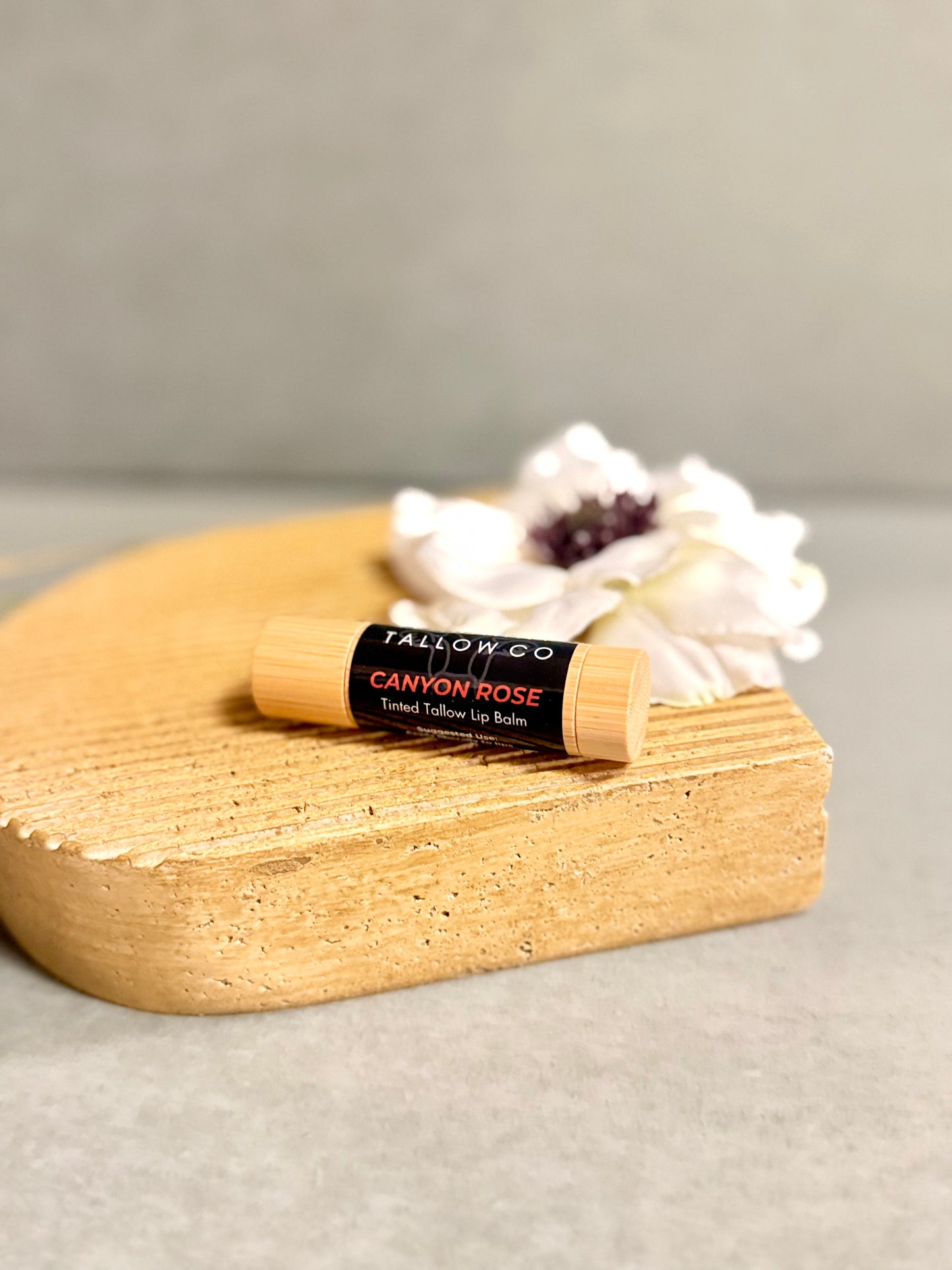 “Canyon Rose”Tinted Tallow Lip Balm