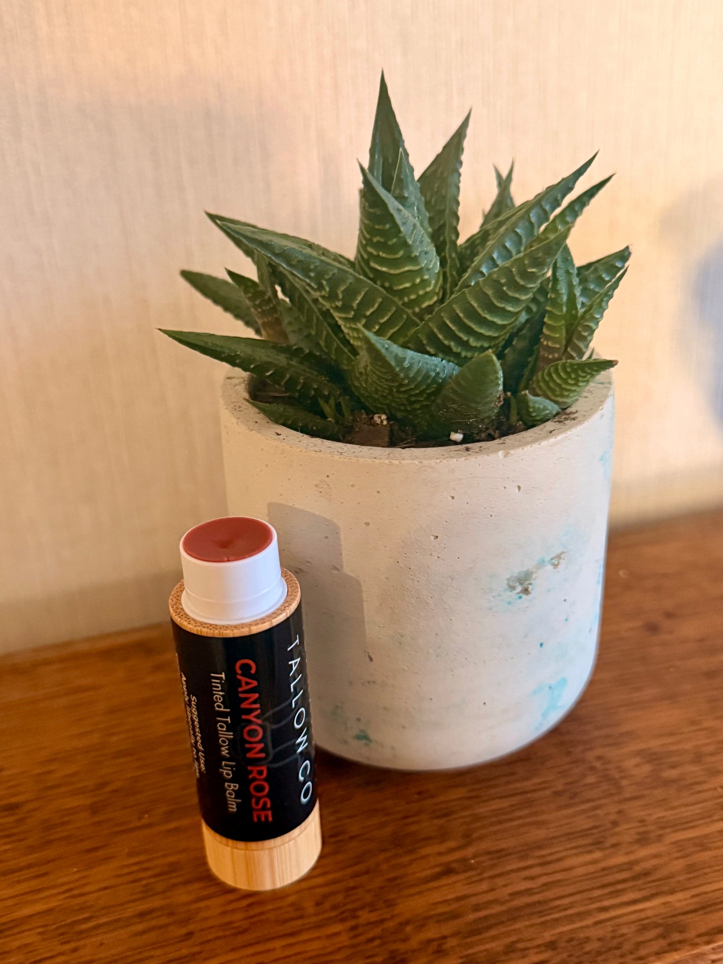 “Canyon Rose”Tinted Tallow Lip Balm